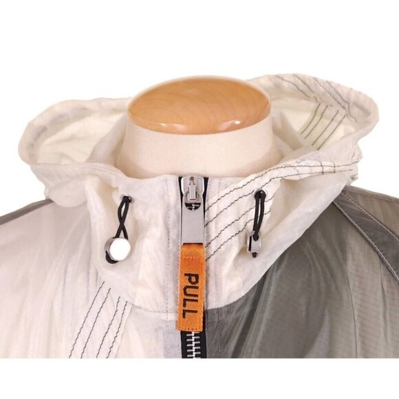 Heron Preston Exclusive Jump Jacket XXS Oversized Unisex Gray NWT Grail! - Picture 3 of 16